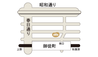 Jewelry IMON御徒町店地図
